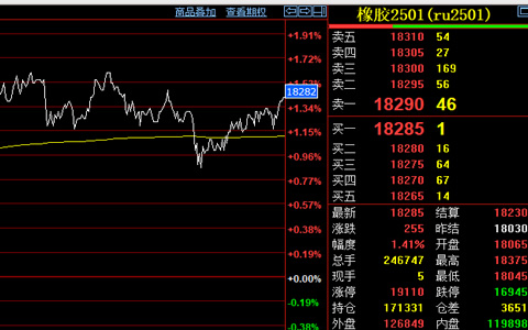 橡膠2501主力合約收盤報告：價格波動中顯積極信號